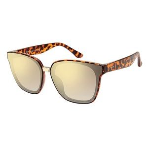 🆕 Tortoise Metal Bridge UV Square Sunglasses Laundry by Design